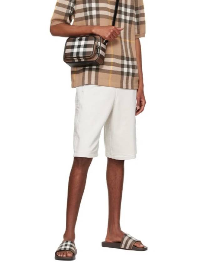Burberry Check Print Slide Slippers Brown