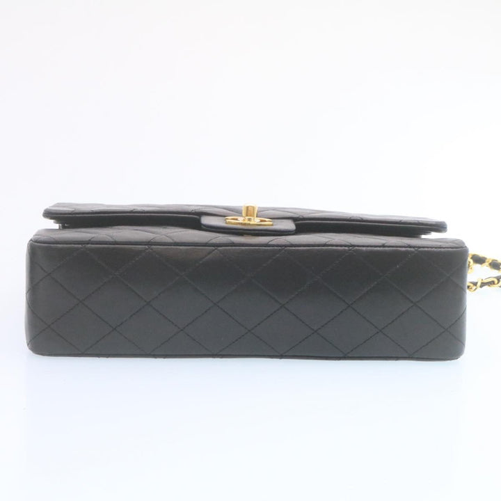 Top Quality Chanel Classic Matelasse 25 Chain New Shoulder Bag Lamb Skin Black Auth 29001A