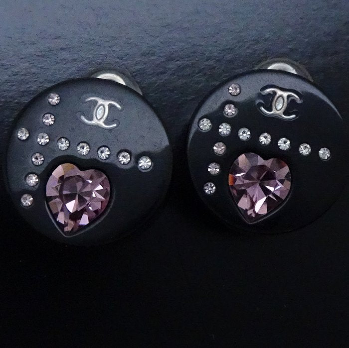Top Quality Chanel Coco Mark Heart Earrings 04A