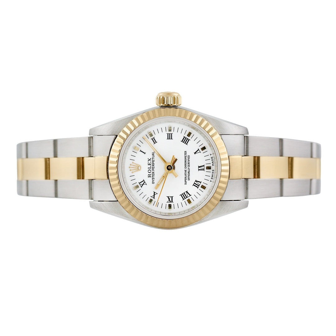 Rolex Ladies Two-tone Oyster Perpetual, item #25