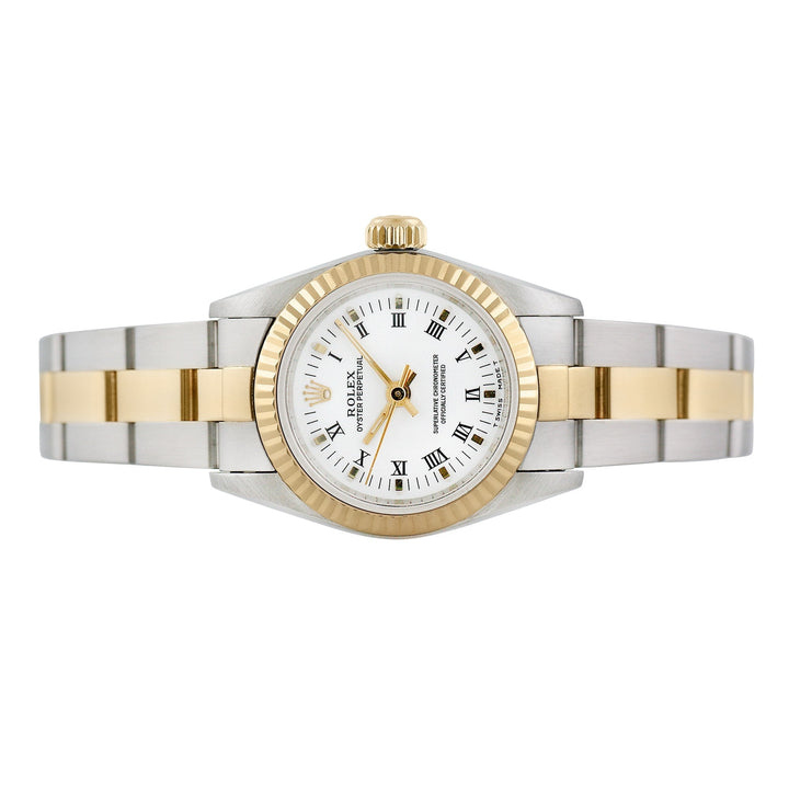 Rolex Ladies Two-tone Oyster Perpetual, item #25