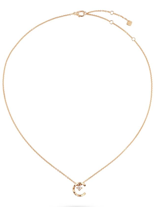 18K Coco Crush Diamond Necklace Gold Chanel