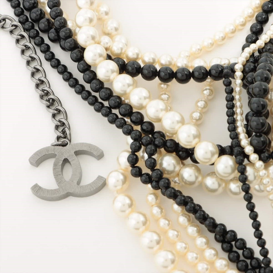 Top Quality Chanel Coca-Cola B14K Necklace GP x  Pearl Silver