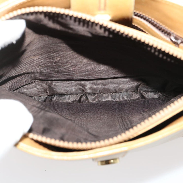 Celine Macadam Canvas Shoulder Bag Beige  29812