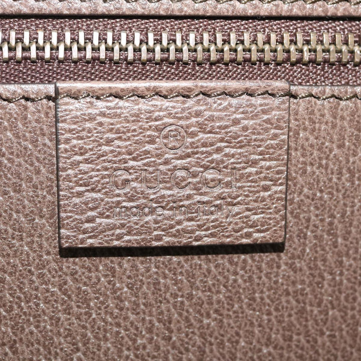 GUCCI GG Supreme Ophidia Web Sherry Line Shoulder Bag Beige  29884A