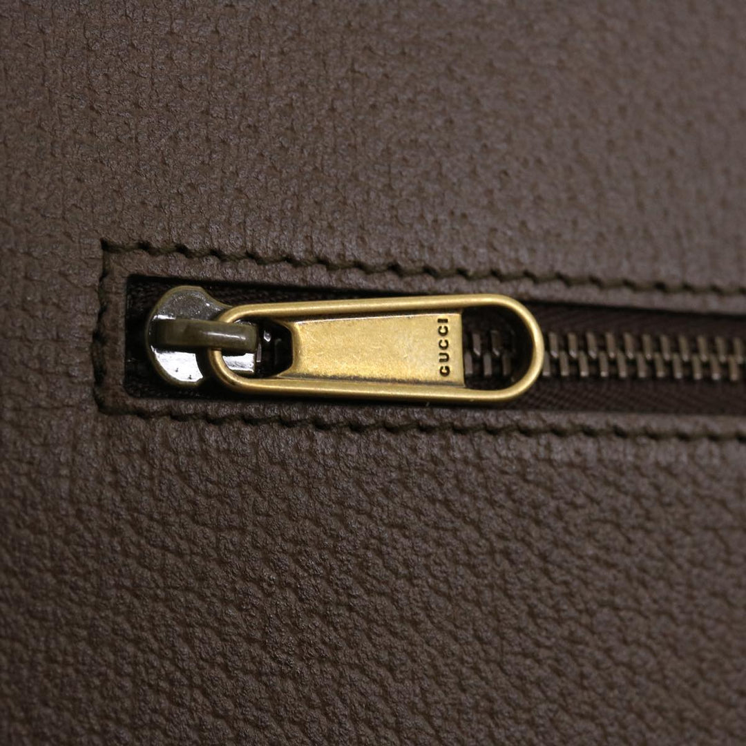 GUCCI GG Supreme Ophidia Web Sherry Line Shoulder Bag Beige  29884A