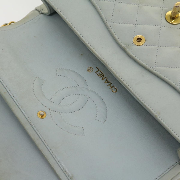 Top Quality Chanel Classic Matelasse 25 Double Chain New Shoulder Bag Lamb Skin Auth 29961A