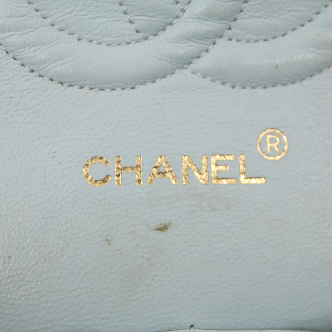 Top Quality Chanel Classic Matelasse 25 Double Chain New Shoulder Bag Lamb Skin Auth 29961A
