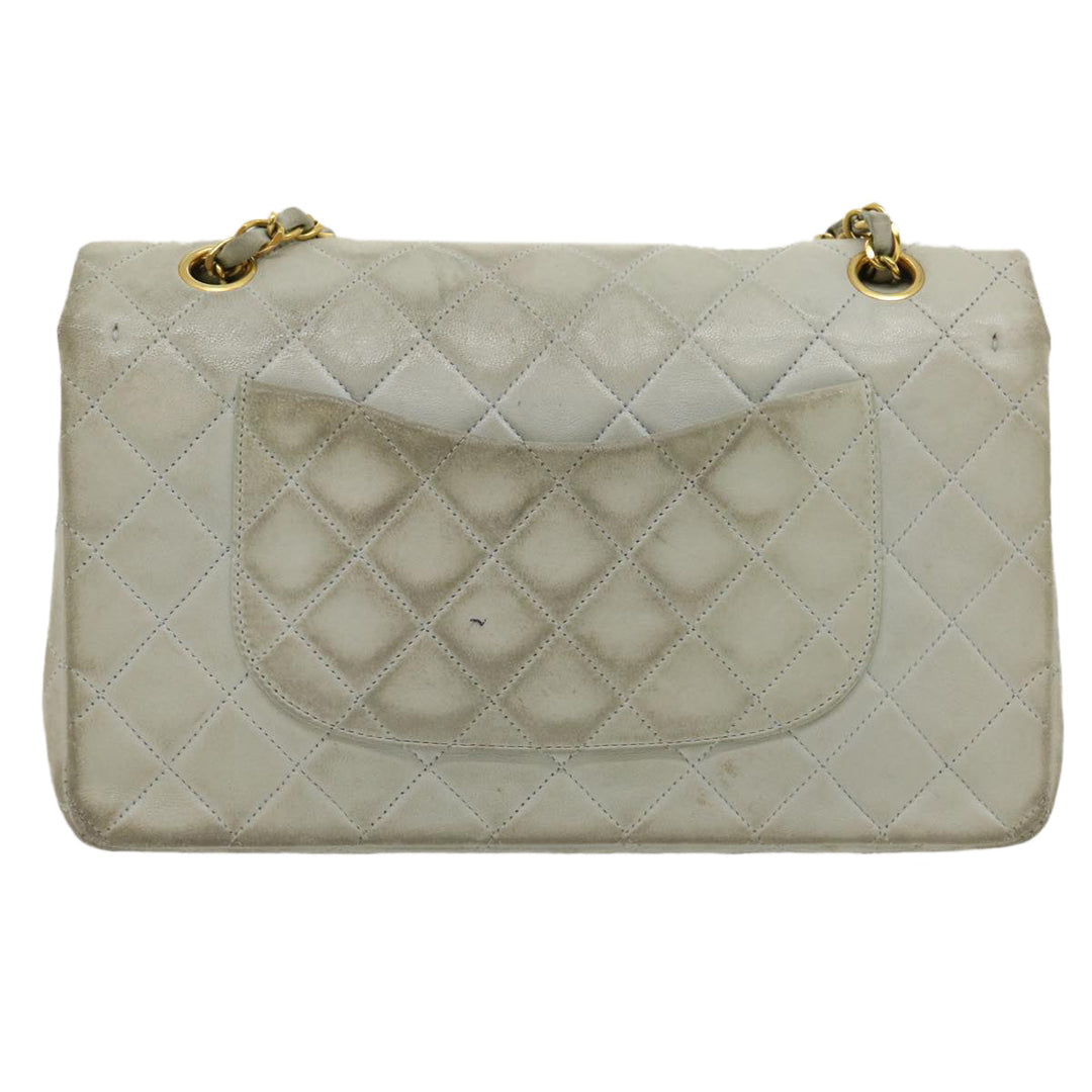 Top Quality Chanel Classic Matelasse 25 Double Chain New Shoulder Bag Lamb Skin Auth 29961A