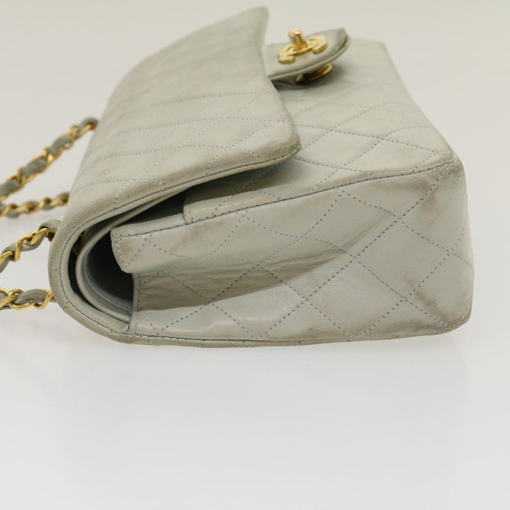 Top Quality Chanel Classic Matelasse 25 Double Chain New Shoulder Bag Lamb Skin Auth 29961A