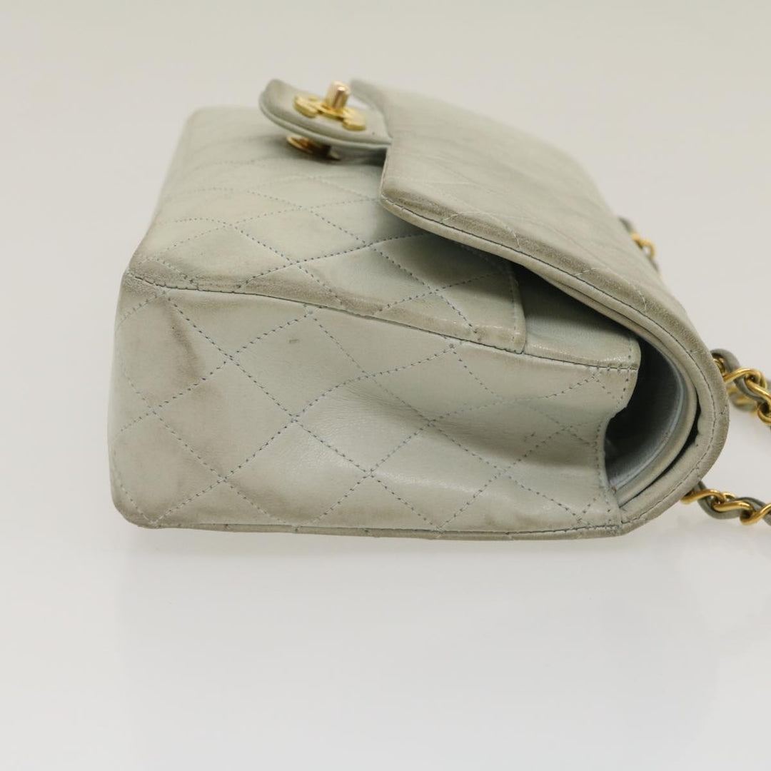 Top Quality Chanel Classic Matelasse 25 Double Chain New Shoulder Bag Lamb Skin Auth 29961A