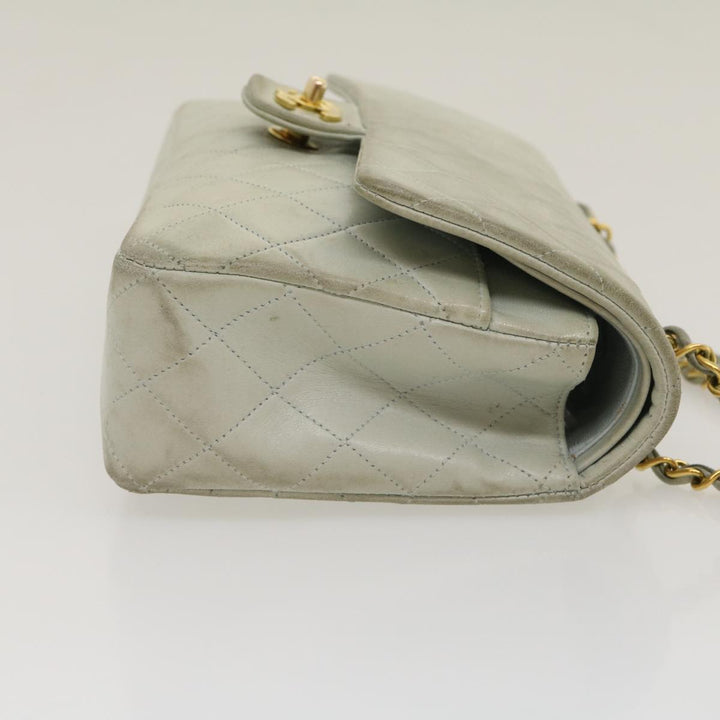 Top Quality Chanel Classic Matelasse 25 Double Chain New Shoulder Bag Lamb Skin Auth 29961A
