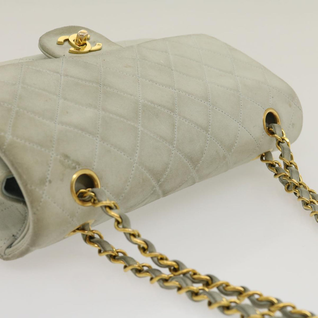 Top Quality Chanel Classic Matelasse 25 Double Chain New Shoulder Bag Lamb Skin Auth 29961A