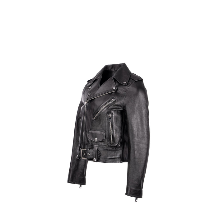 Top Quality Celine Size 38 Classic Biker Jacket Lambskin Black