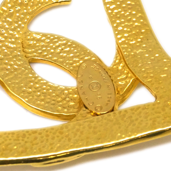 Top Quality Chanel Heart Gold Chain Pendant Necklace 95P