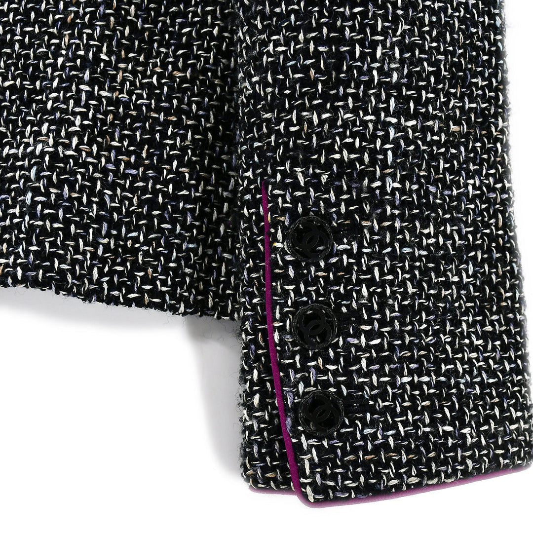 Top Quality Chanel Single Breasted Jacket Purple