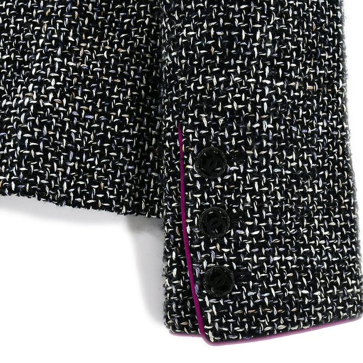 Top Quality Chanel Single Breasted Jacket Purple