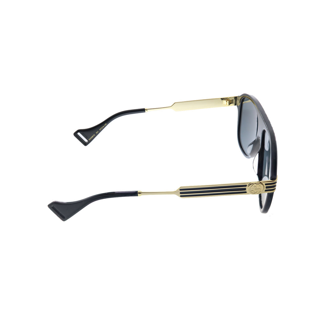Gucci  GG 0587S 001 Unisex Aviator Sunglasses