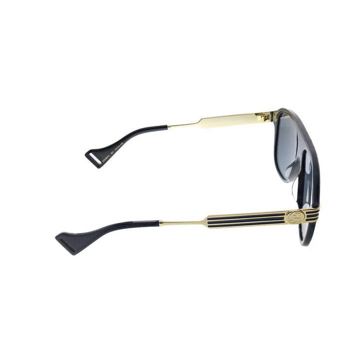 Gucci  GG 0587S 001 Unisex Aviator Sunglasses