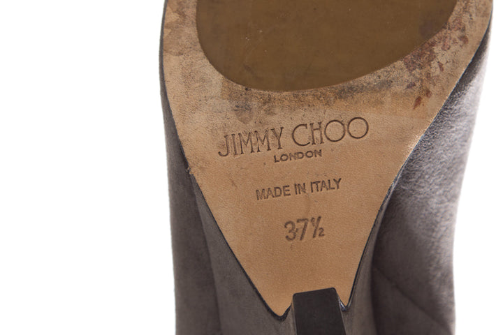 Jimmy Choo Gray Booties SZ 37.5