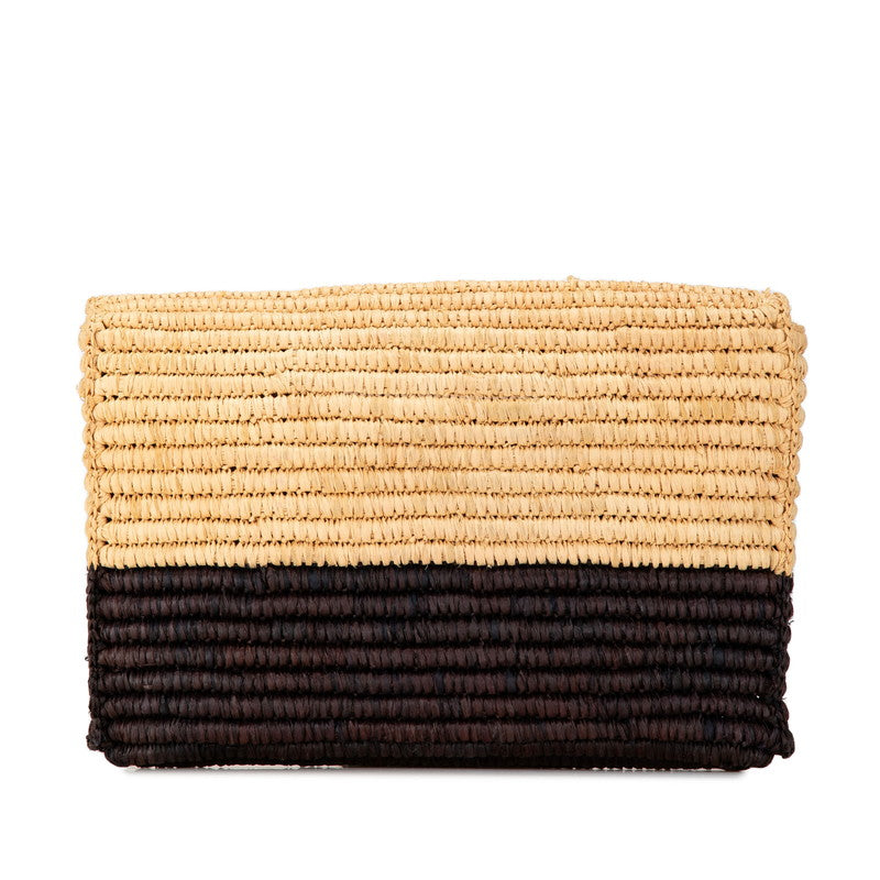 Top Quality Balenciaga Raffia Leather Clutch Bag