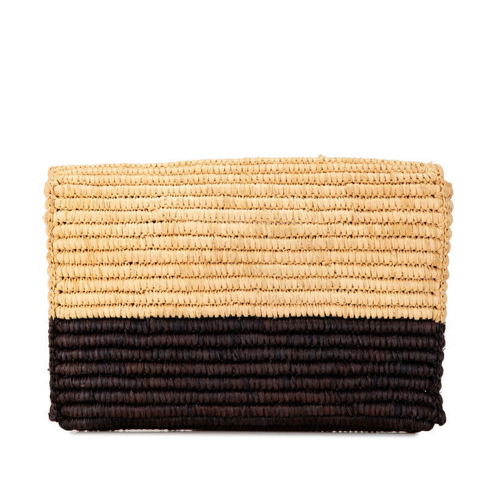 Top Quality Balenciaga Raffia Leather Clutch Bag