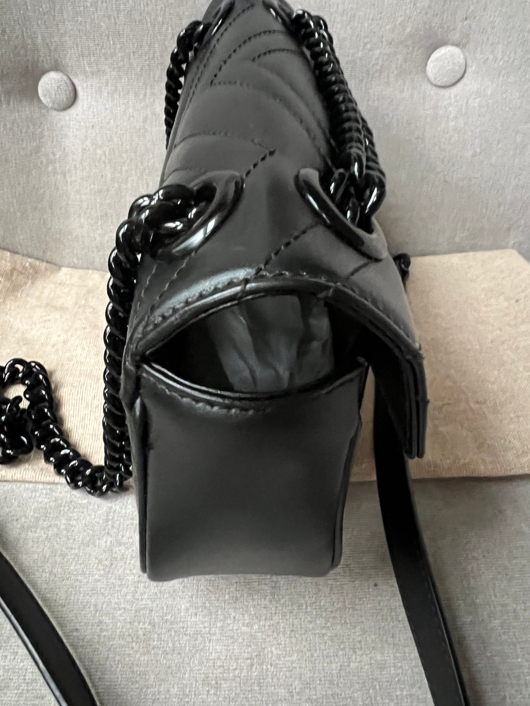 Gucci GG Black Marmont Mini Shoulder Bag (RRP £1,700)