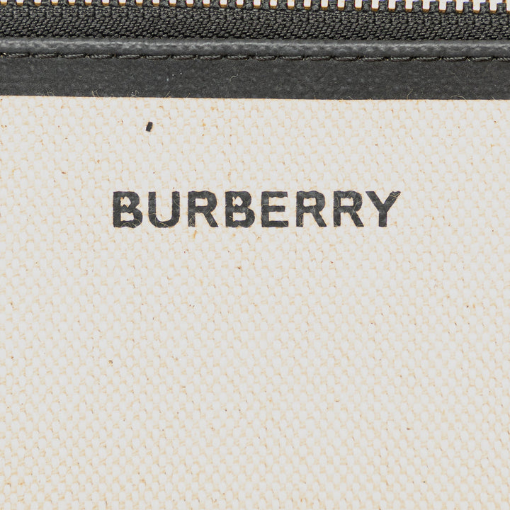 BURBERRY Soft Belt Canvas Tote Bag
