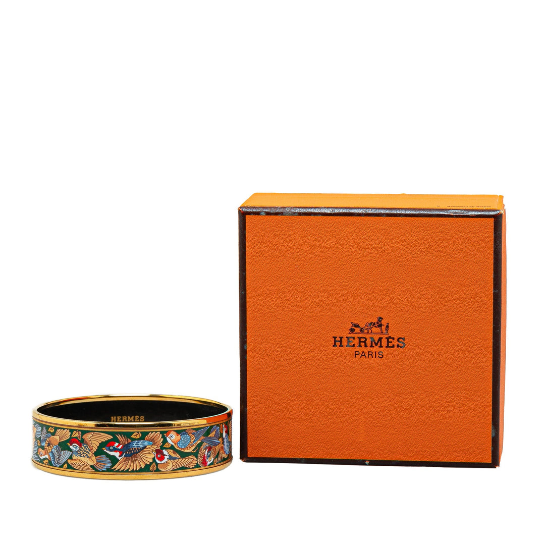 Top quality Hermes Wide Enamel Bangle Costume Bracelet