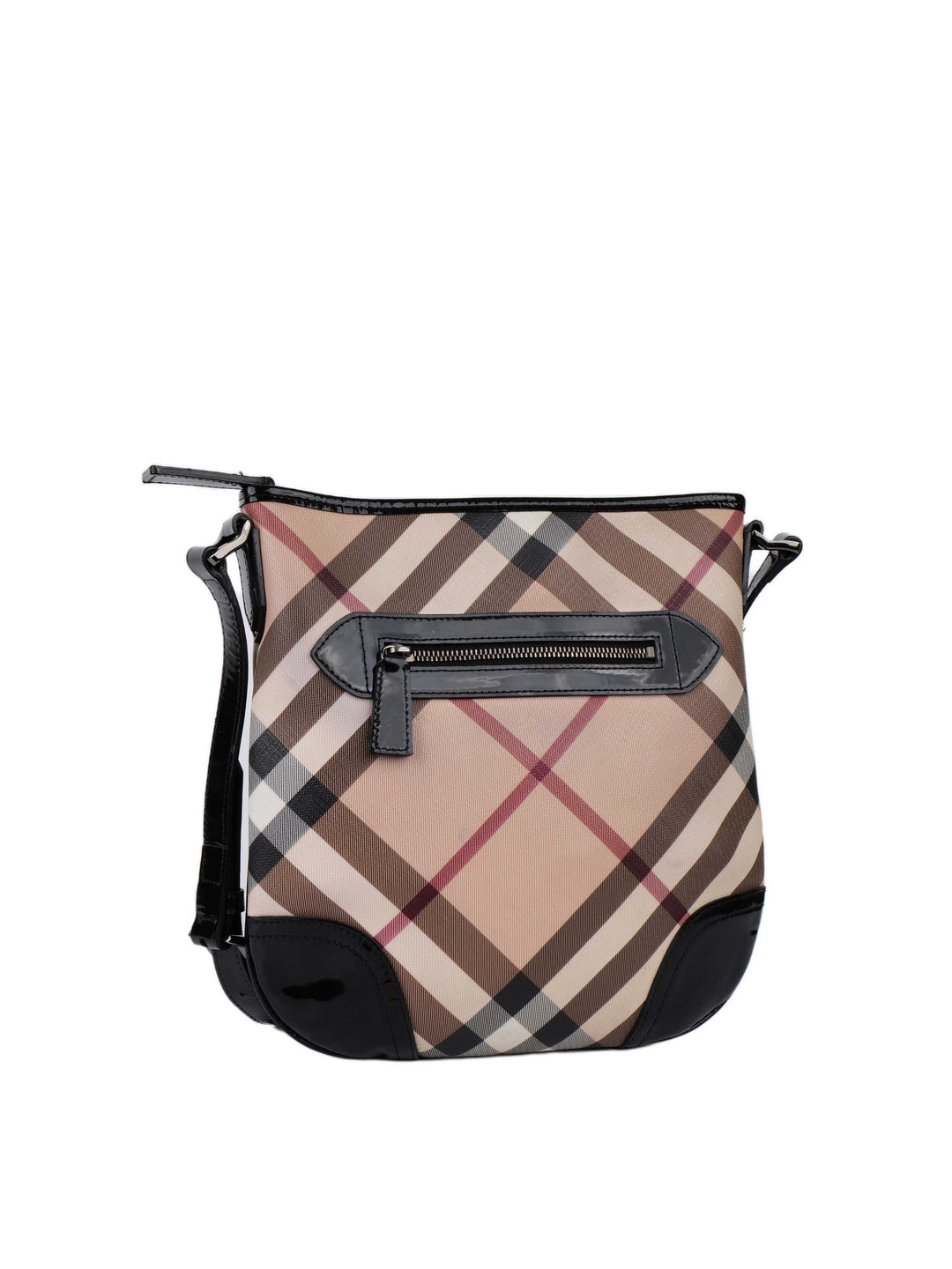 Burberry Haymarket Shoulder Tote.