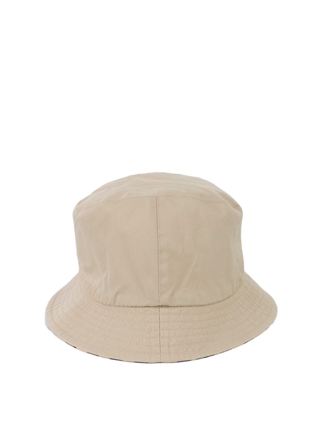 Burberry Cotton Check Reversible Bucket Hat.