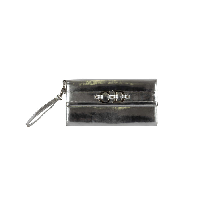 Top quality Dior Christian Top quality Dior Metallic Silver Pochette