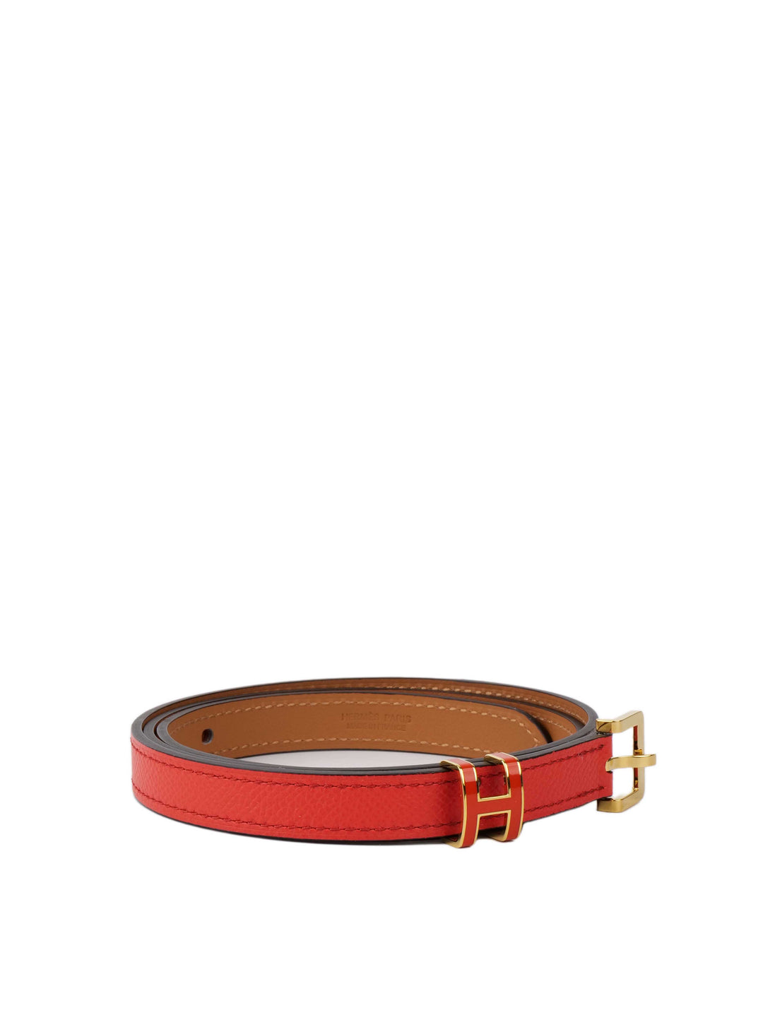 Hermes Tri-Colour Pop H 15 Belt.