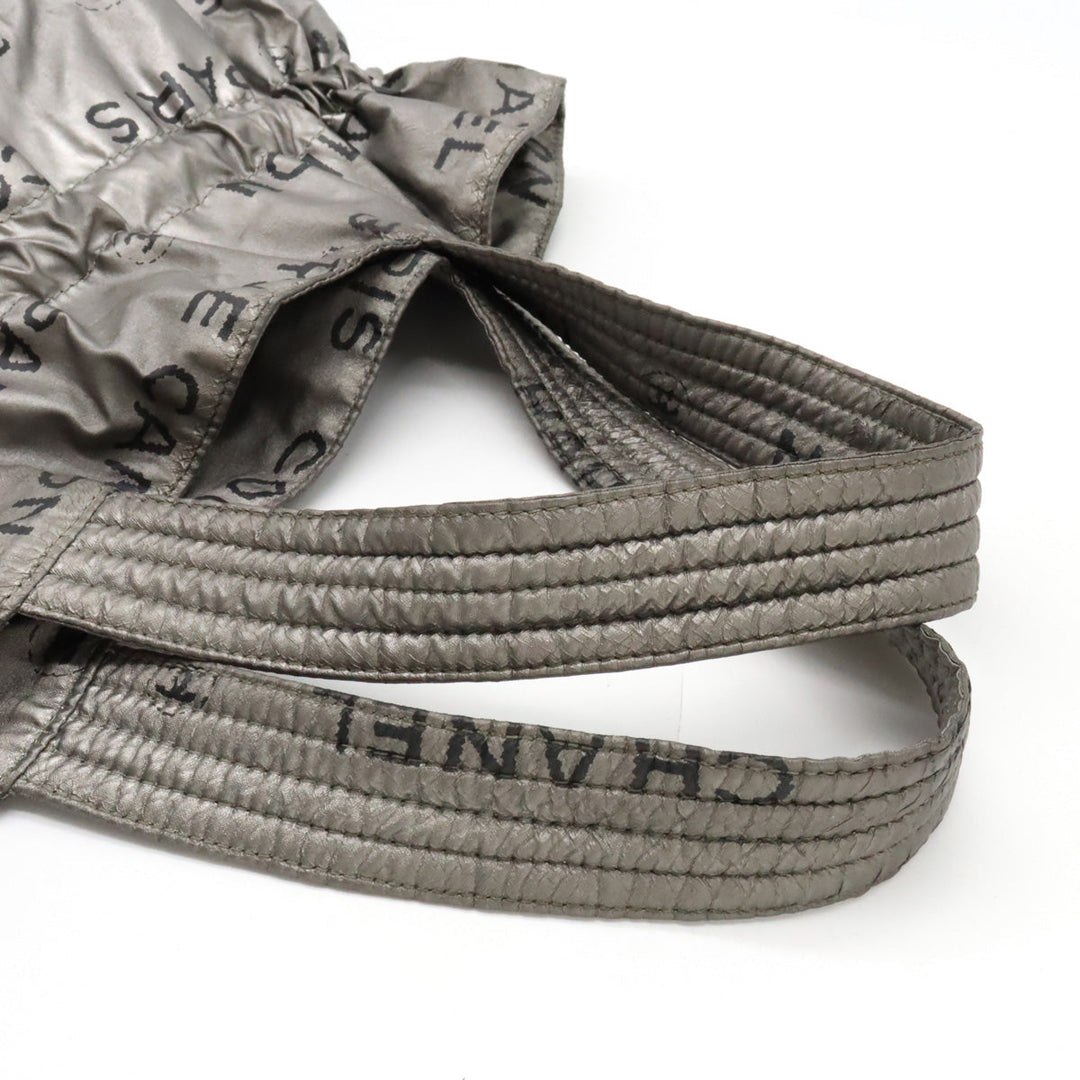 Top Quality Chanel Top Quality Chanel Unlimited Logo Coca-Cola Brand s Bag Handle Nylon Silver Black Black