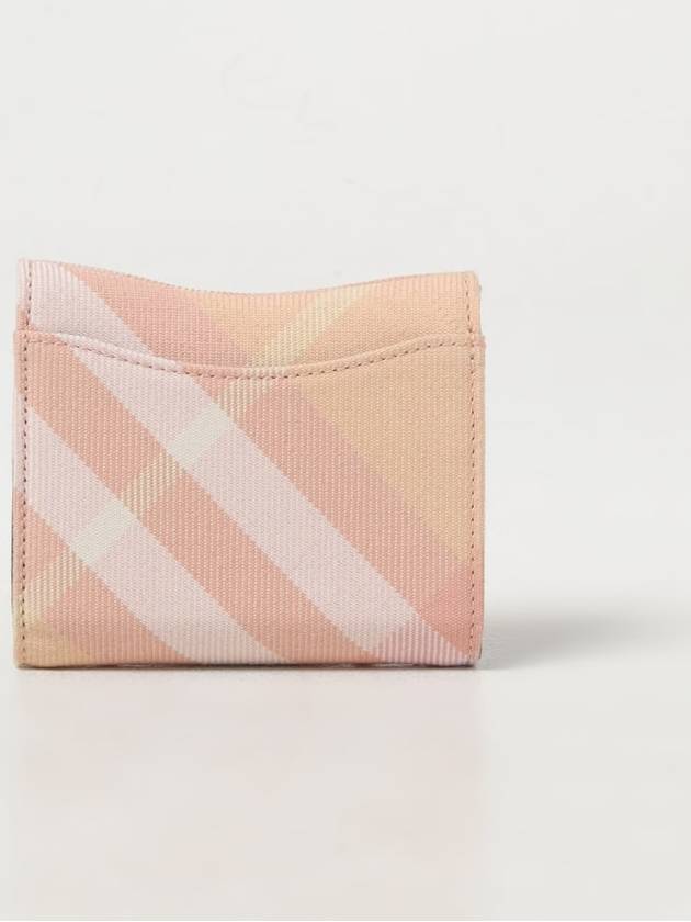 Burberry Rocking Horse Half Wallet Pink