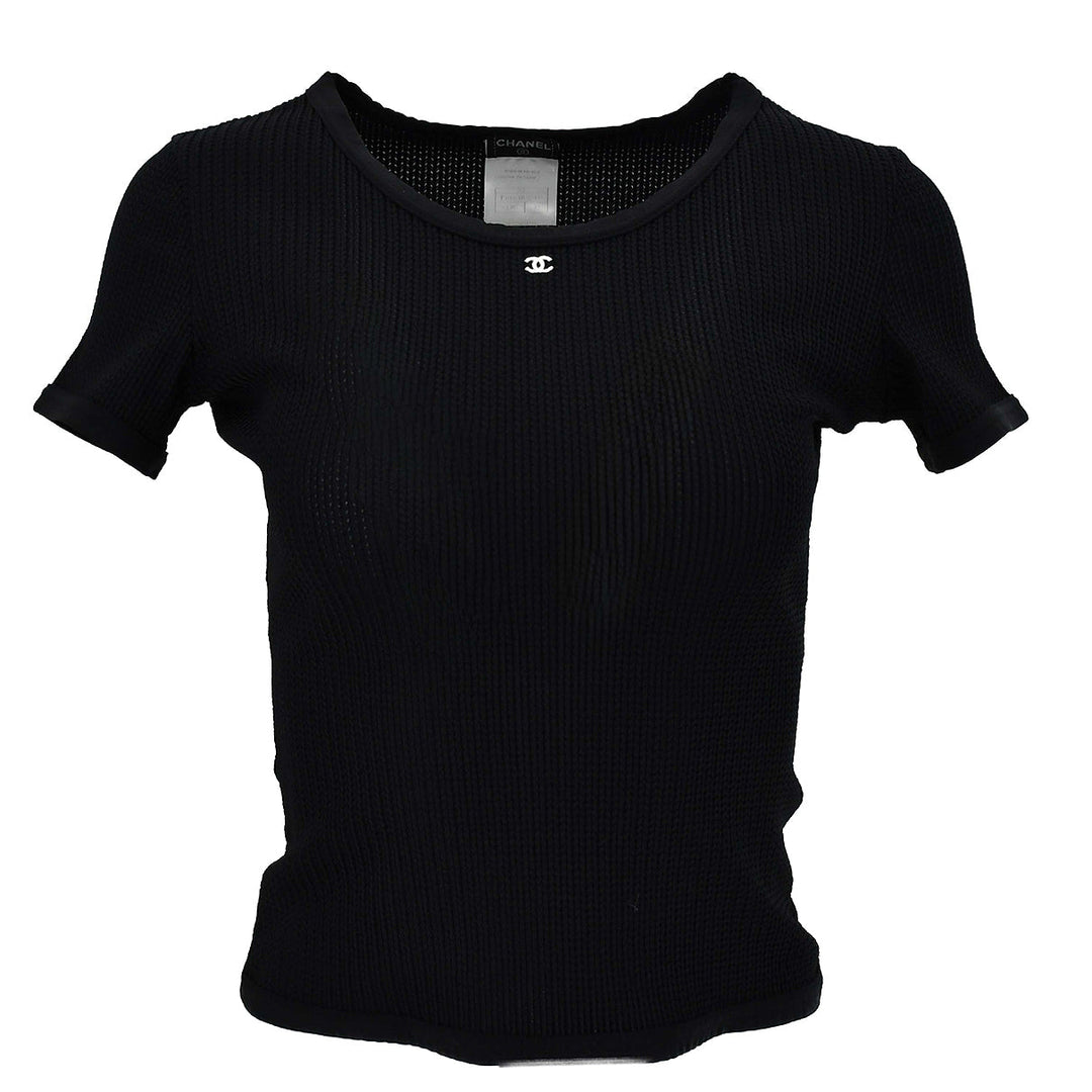 Top Quality Chanel 1998 cruise logo-embroidered knitted top #40
