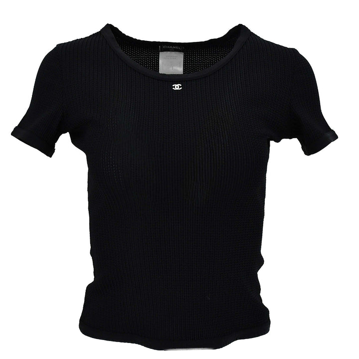 Top Quality Chanel 1998 cruise logo-embroidered knitted top #40
