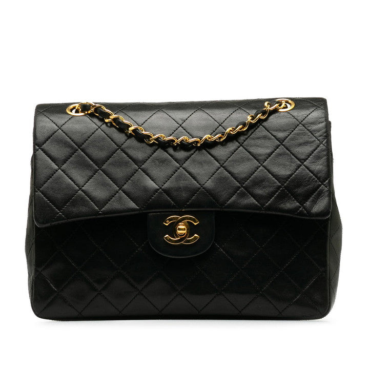 Top Quality Chanel Matrace 25 Double Flap Chain Shoulder Bag Black kin  Chanel
