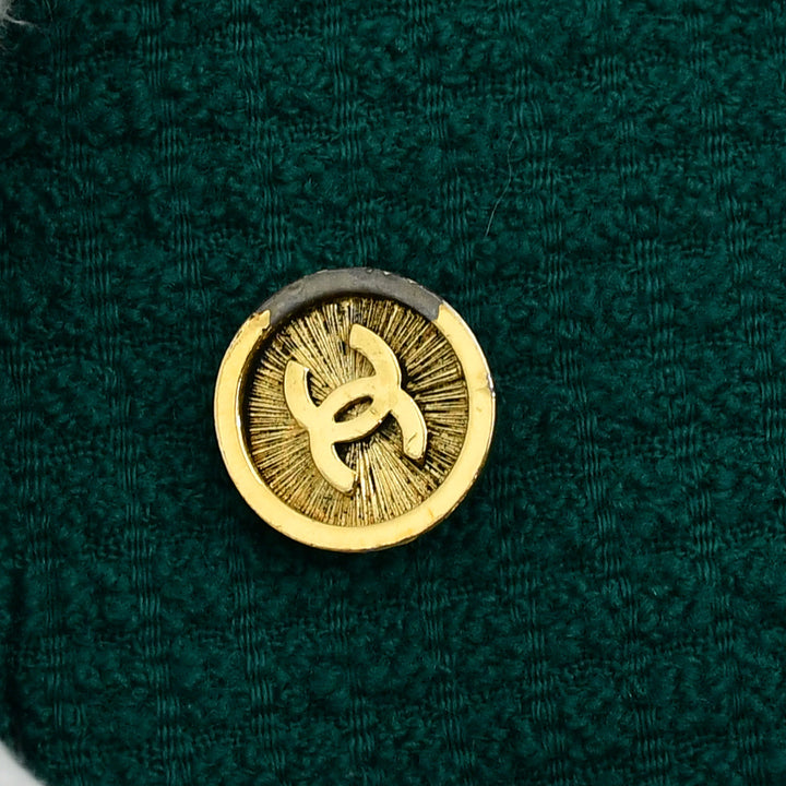 Top Quality Chanel Double Breasted Jacket Green 23 #40