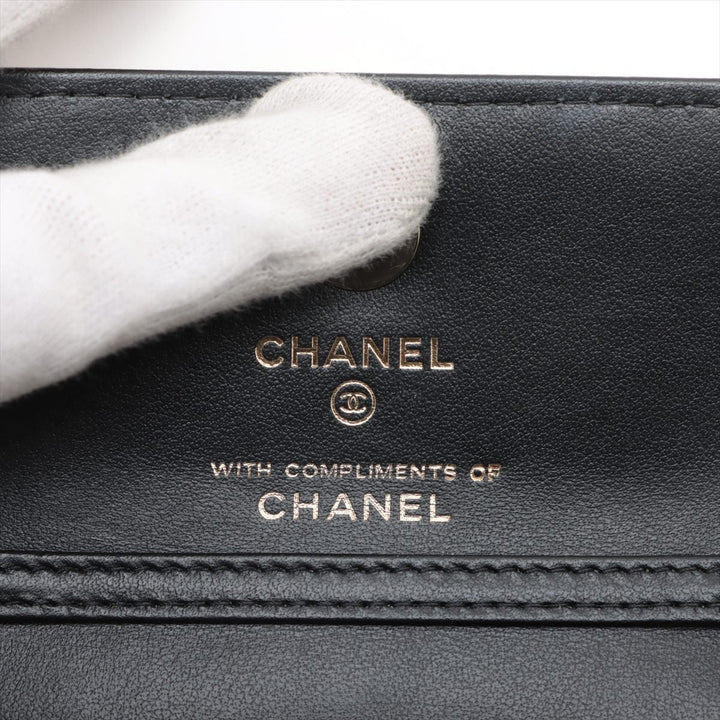 Top Quality Chanel Flag Print Canvas Chain Shoulder Bag Beige Gold  Nonevelty
