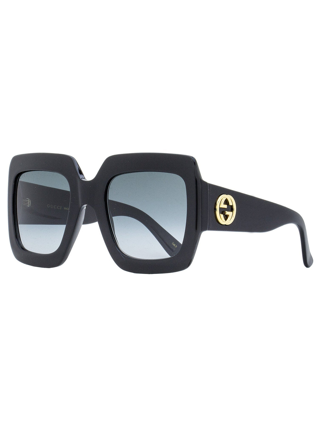 Gucci Women's Square Sunglasses GG0053SN 001 Black 54mm