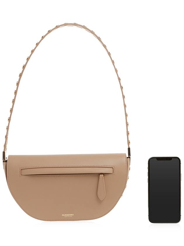Burberry Olympia Small Leather Shoulder Bag Beige