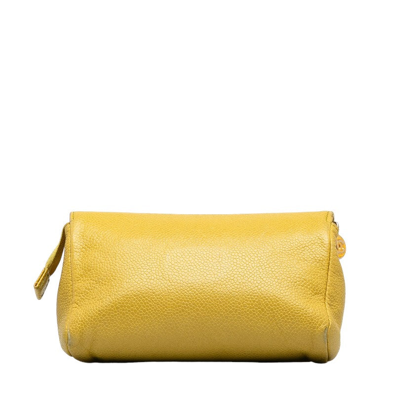 Top Quality Chanel Cocomark Porch Yellow Caviar   Chanel