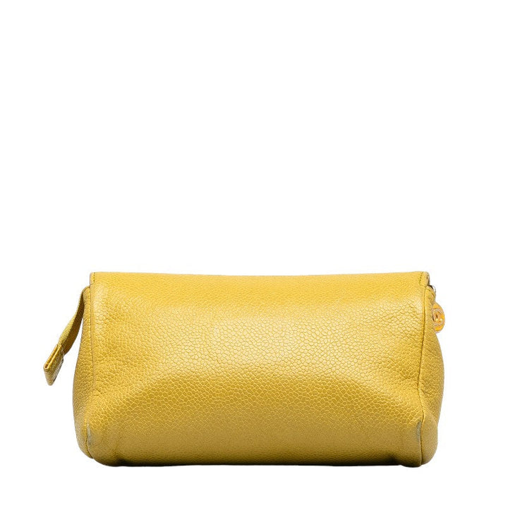 Top Quality Chanel Cocomark Porch Yellow Caviar   Chanel