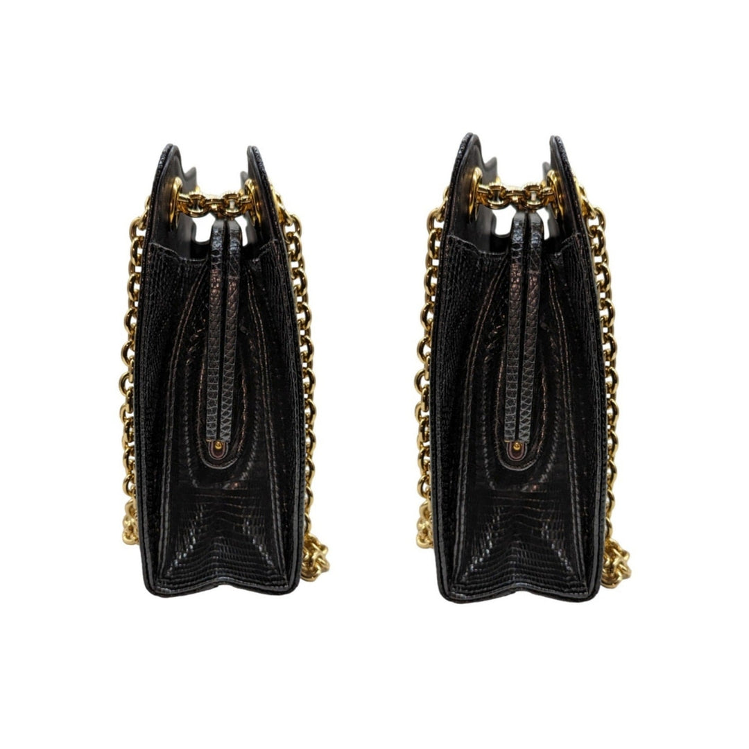 Gucci Zumi Lizard Frame Shoulder Bag