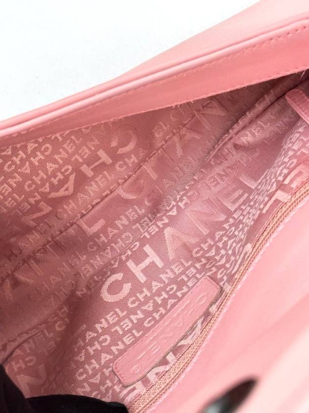 9th Division Pink Chocolate Bar Shoulder Bag 3VCHB17369 Chanel