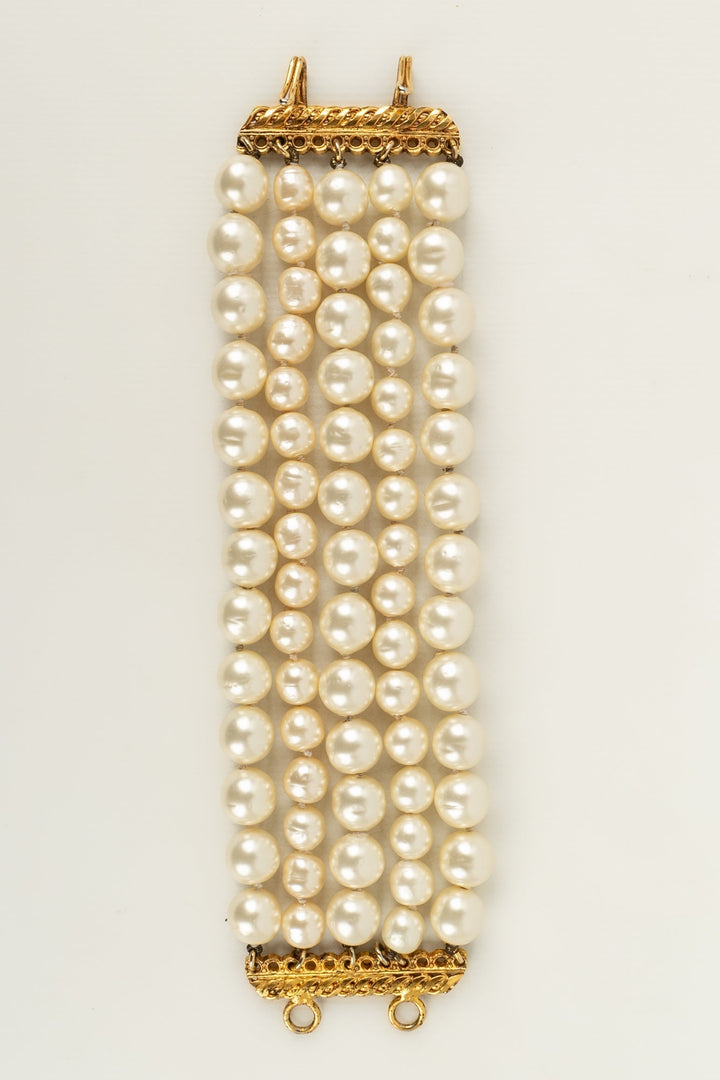 Bracelet de perles nacr√©es Chanel