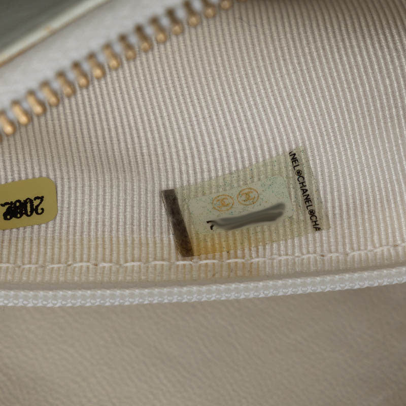 Top Quality Chanel Top Quality Chanel MATRESSE HANDBACK RAMSKIN WHITE LADY'S HANDBACK