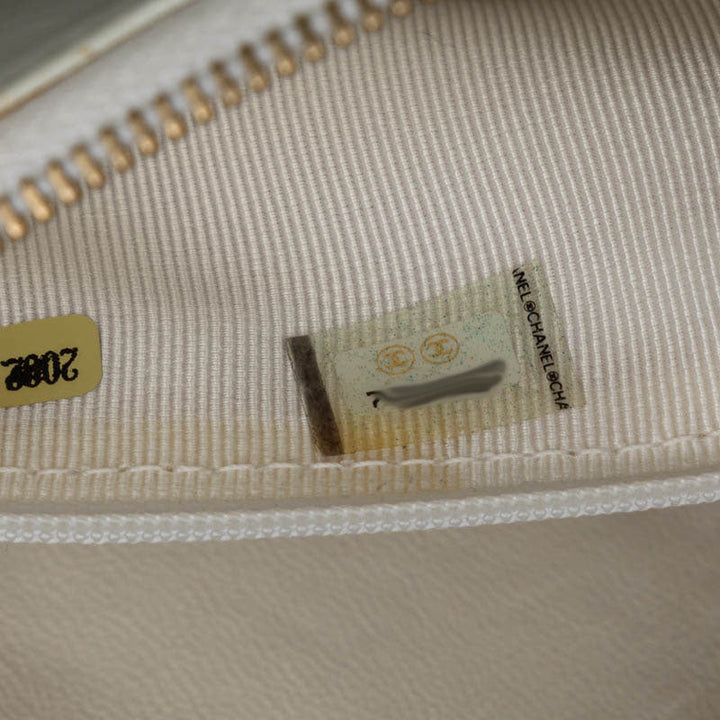 Top Quality Chanel Top Quality Chanel MATRESSE HANDBACK RAMSKIN WHITE LADY'S HANDBACK