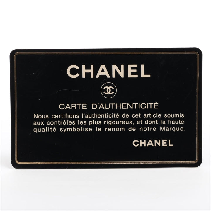 Top Quality Chanel Coco Caviar S Compact Wallet Three Folded Beige Gold  3rd